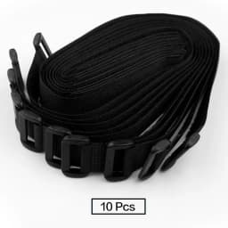 STONEGO 50cm Reusable Fastening Cable Organizer Cable Ties Set Includes Adjustable Multi-Purpose Hook and Loop Nylon Strap Ties