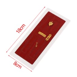 1/12 Scale Dollhouse Miniature 6 Panel Interior Wooden Door Frame DIY Plain Embryo Material Furniture Doll House Accessories