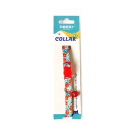 1Pc Colorful Cute Bell Collar Adjustable Buckle Cat Collar Pet Supplies Footprint Personalized Kitten Collar Small Dog Accessory
