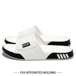 Big Size 40-47 Soft Bottom Sports Eva Slippers Men's Summer Fashion Indoor Outdoor Home Shallow Slippers Man Streetwear Sandals