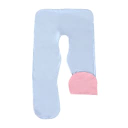 Cotton Pregnant Maternity U-type Body Pillow Case 140/150CM with Removable Washable Cover Sleeping Support for Leg Pillow Cover