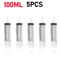 60/100ml Plastic Bulk Needle-Free Disposable Syringes Syringes Without Needle Syringe Glue Pet Feeding Needle Kitchen Tools