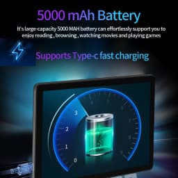 New 10.1 Inch Android Tablets Google Play Octa Core 8GB RAM 128GB ROM Dual SIM 4G LTE Phone Call Bluetooth WiFi GPS Tablet Pc