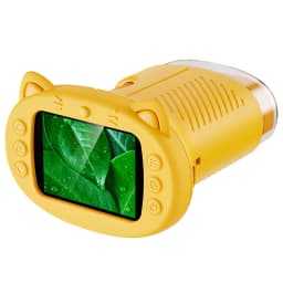 Handheld Kids Microscope Science Education Toy 2.4-Inch Screen 1000x Pocket Microscope Christmas Birthday Gift for Boys & Girls
