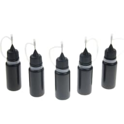 10ml Squeeze Empty Black PE Dropper Bottles With Needle Caps Plastic Bottle Liquid Vial Plastic Container DIY