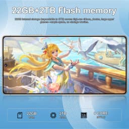 K-Touch Smartphone C27 ultra 5G Cell Phone 7.3 Inch 7800mAh Battery Mobile Phones Android Full Display 48MP Camera 22GB RAM 2TB ROM Face ID Unlocked Android 15 Cell Phone with FM Radio GPS