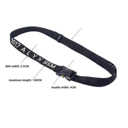 High Quality Woven Letter Logo 1017 ALYX 9SM Belt Functional Tactical Metal Buckle Street Unisex Adjustable Waist Belt Men Women