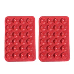 2Pcs Double Side Silicone Suction Pad For Mobile Phone Fixture Suction Cup Backed Adhesive Sucker Fixed Pad