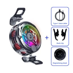 Magnetic Phone Cooler With Digital Display Back Clip Semiconductor Ice Cooling Quiet Fan For Phone And Tablet Heat Dissipation