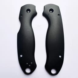 1pair Aluminum Alloy Grip Handle Scales for Genuine spider Para3 C223 Knife DIY sliding surface Patch Modification Accessories