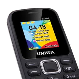 UNIWAE1808 3 SIM Card 3 Standby Feature Phone Wireless radio Flashlight High volume for Elder 2G Keypad Mobile Phone