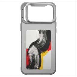 Smart ink DIY photos screen case For iPhone 17/17Pro/17ProMax 4-inch high-definition NFC display with built-in stand phone case