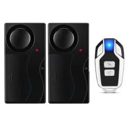New 110dB Door And Window Vibration Alarm Wireless Anti-Theft Alarm With Remote Control Home Bicycle Security Burglar Alarm