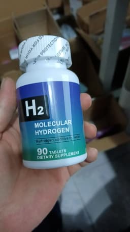 Molecular Hydrogen Tablets H2 Magnesium 80mg Antioxidant Energy Brain Health Unflavored Non GMO 90 Tablets Dietary Supplement