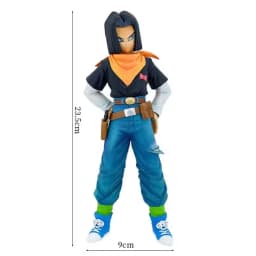 24CM Anime Dragon Ball Z Android 17 18 Figure Android 18 PVC Action Figures Collection Model Toys for Children Christmas Gifts