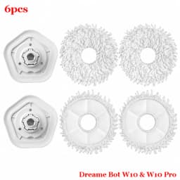 Mop Pad Spare Parts For XiaoMi Dreame Bot W10 & W10 Pro Self-Cleaning Robot Vacuum And Mop Accessories Vacuum Cleaner Mop Cloth