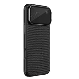 NILLKIN Magnetic Case For iPhone 18 Pro/18 Pro Max, Slide Camera Lens Cover with Hidden Stand, Aluminum Kickstand, Shock Proof