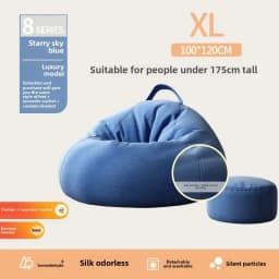 Lazy Sofa Bean Bag Single Person Can Lie Down and Sleep floor sofa muebles bean bag chair with filling
