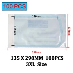 200/100/50PCS Self Sealing Sterilization Pouches Self-adhesive Clean Bags Tattoo Nail Art Grade Paper Dental Tattoo Accessories