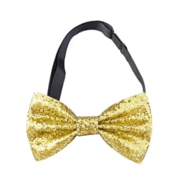 Fashion Shiny Paillette Sequins Bowtie Dance Bowknot Neck Decoration Stage Performance Tie Adjustable Necktie Party