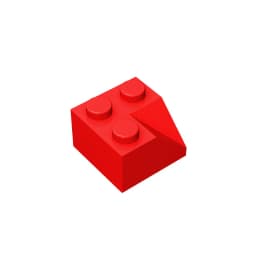 Gobricks GDS-721 Slope brick2x2 45 Roof tiles with concave slope compatible with lego 3046 children's DIY Educational