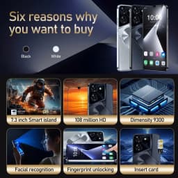 Pova 5 Pro 7.3 Inch Smartphone World Premiere Global Version 6800mAh Battary APP Store Gaming Unlocked Dimensity 9300 120Hz