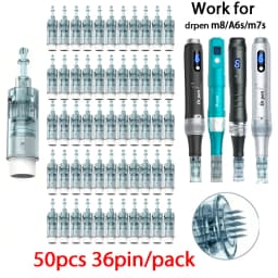 100pcs Dermapen M8 Needle for Drpen M8/m7s/A6s Derma Micronneedle Pen Mesotherapy Microneedling Needle Length 0.25mm