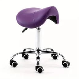 Ergonomic Saddle Stool Adjustable Swivel Chair For Barber Tattoo Massage Nail Technician Workshop Office Rolling Task Chair
