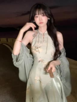Ele een Svel Ne Hanging Qipao Dr Chinese Sle Women's Faion Retro Design Daily Wear Polyester Fiber