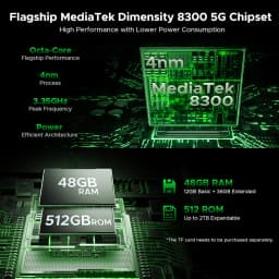 DOOGEE 5G V50 Flagship Rugged Smartphone, Dimensity 8300, 16GB+512GB, RGB Light, 200MP+20MP Night Vision+8MP Telephoto +8MP Wide Lens, Bluetooth Intercom, AI Features, 6.78" FHD 120Hz 550nit Screen, 66W, 11000mAh Silicon Carbon Battery, NFC, WiFi6E