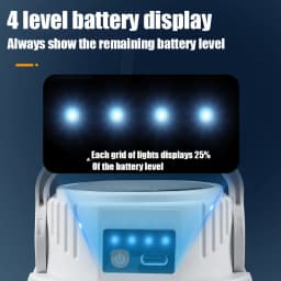 Solar Camping Lights Outdoor Waterproof Multifunctional Tent Flashlight Type-C And Solar Charge Atmosphere Light LED with Hook 