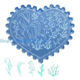 Silicone Nail Art Mold Accessory Molds Various Shape 3D Nail Decorative Mold Silicone Texture for Various Nail Types