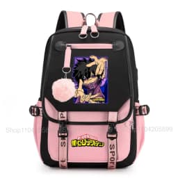 My Hero Academia Anime Print Student Backpack Lightweight Casual Daypack for Girls School Travel