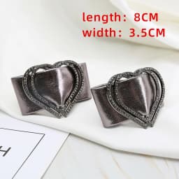 Bow Metal Decorative Shoe Decora Flower DIY Self-adhesive Women's Shoes Leather High Heels Buckle Single Shoe Decorations Buckle