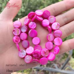 Natural Shell Coin Freefrom Stone Beads Loose DIY Strand 15 Inch For Necklace Bracelet Earring Jewelry Making