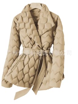 Thin Parker Coat Jacket Women Autumn Winter Thick Warm Coats Woven Block Trend Lace Up 2024 Comfortable Mom Y2k Coat Parkas