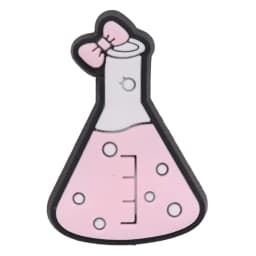 1-17Pcs PVC Science Lab Equipment DIY Shoe Charm Children Button Clog Test Tube Sandals Decorations Birthday Gift