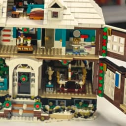 3955pcs Hot Selling Home Alone House Moc Building Blocks Movie Scene Architecture Model Diy Ornament Premium Christmas Birthday