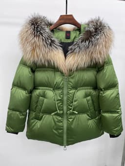 Winter Real Fox Fur Collar Hooded Thick Goose Down Jacket Natural Coat Women Female Outwear Luxury Warm Russia Puffer Jackets