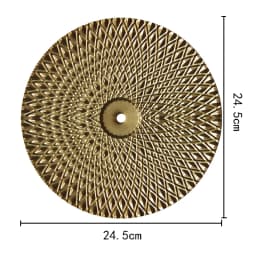 Iron Wrought Wall Hanging Decoration Golden Irregular Disc Wall Pendants Frame Ornament Room Home Decor Crafts Nordic INS Style