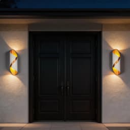 Modern Nordic Spiral Design LED Wall Lamp 6W 3000K Indoor Outdoor Waterproof Sconce Light for Home Decor