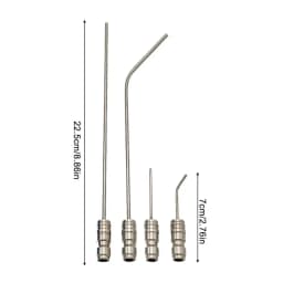 4Pcs High Pressure Washer Nozzle Set Stainless Steel Quick Connect Extension Wand For Cleaning Washing Machine Air Conditioner