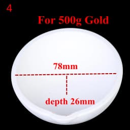 High Temperature Quartz Silica Melting Crucible for Gold Silver Jewelry Tool
