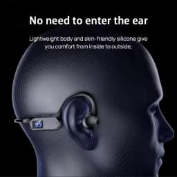 Original Lenovo True Bone Conduction Headset IPX8 Bluetooth 5.3 Wireless Headphone with Microphone Waterproof Exercise Fitness