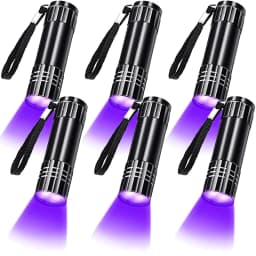 UV Flashlight 395-400nm Black Light Flashlight Ultraviolet Lamp UV Torch UV Light Detector for Pet Urine Stain Dry Stain