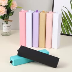 10 pcs 21x4.5x3.5cm Drawer Rectangle Jewelry Set Box for Necklace Bracelet Watch gift boxes jewellery packaging with Sponge