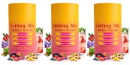 Berberine Yerba Mate Drink Mix, Cutting Metabolism & Energy Support, Strawberry Acai Flavor, Gut Wellness, 30 Stick Packs, 180g