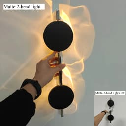 Creative Art Corrugated LED USB Rc and Wiring Wall Lamps Bedroom Bedside Shadow Sconces Aisle Porch Corridor Atmosphere Light