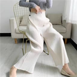 Miyake Style Women Pleated Solid Color Ankle-length Pants Elastic Waist Wide Leg Straight Female Trsouser Loose 2025 Summer