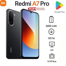 2026xiaomi Redmi A7 Pro Global Version Smartphone, 6.9" 120Hz Large Screen, 6000mAh Battery, 13MP Dual Camera Mobile Phone